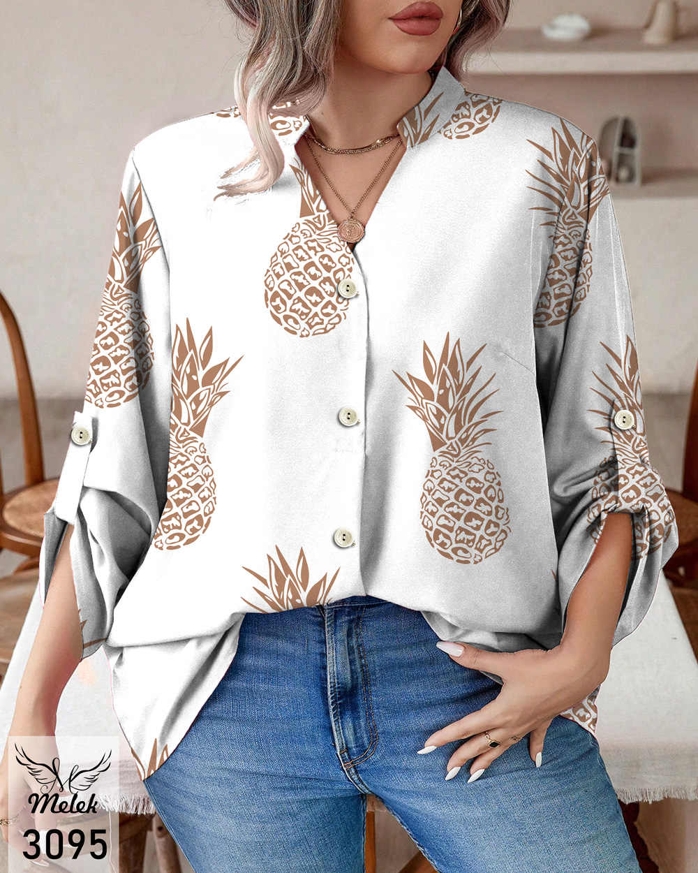 🛒 لباس زنانه سایز بزرگ شاپ ۱۰۰ 🛒