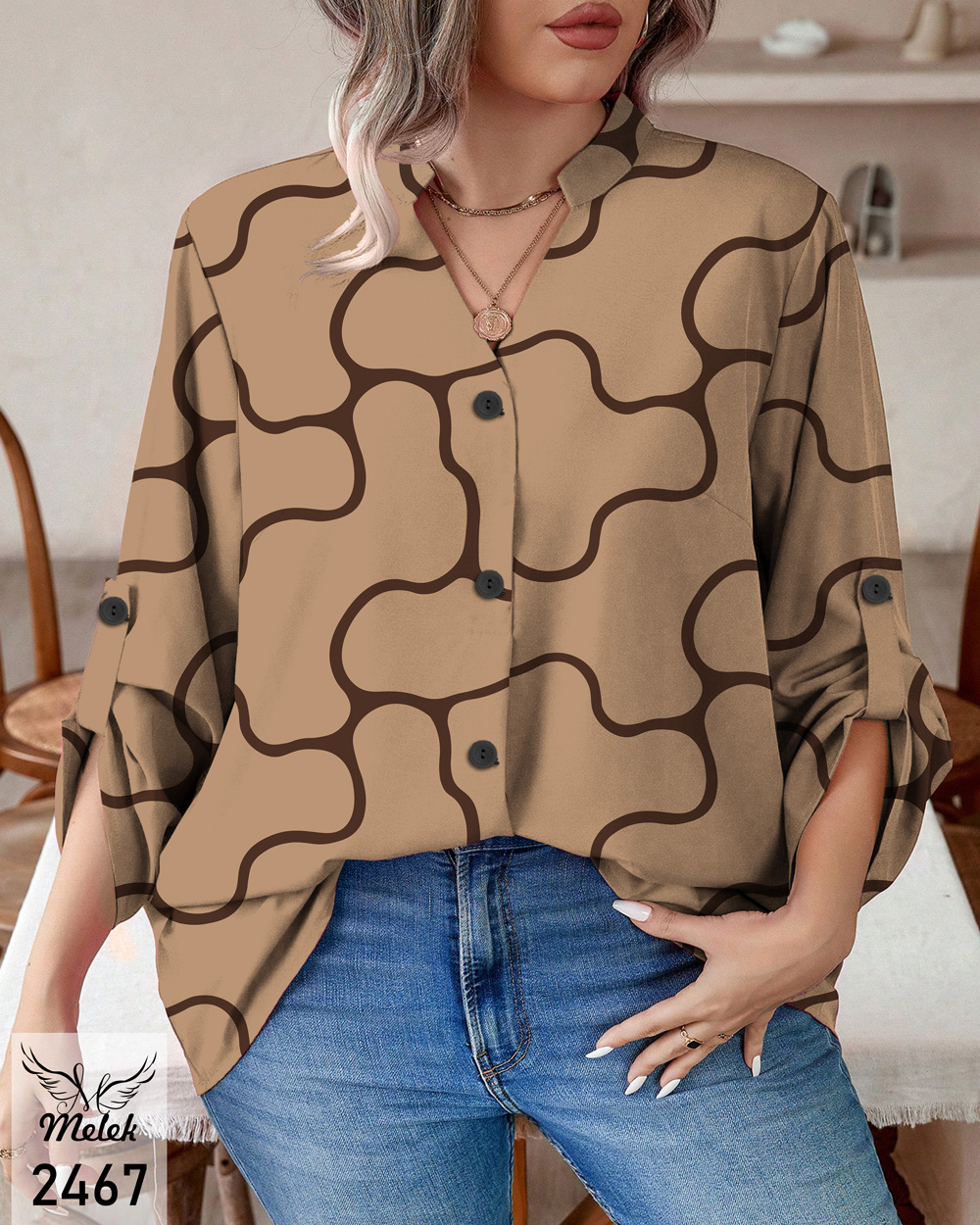 🛒 لباس زنانه سایز بزرگ شاپ ۱۰۰ 🛒