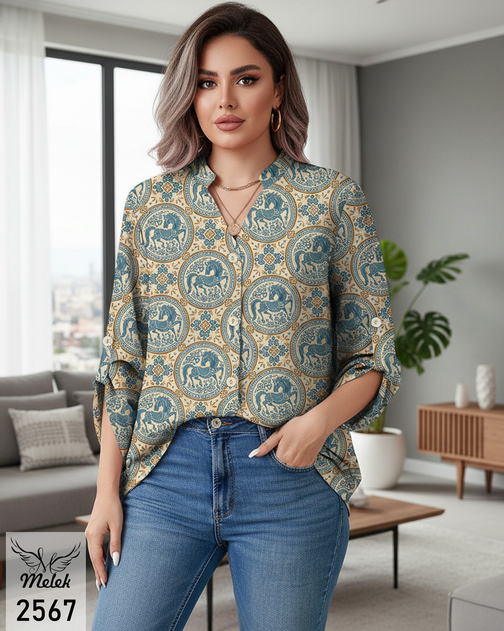 🛒 لباس زنانه سایز بزرگ شاپ ۱۰۰ 🛒