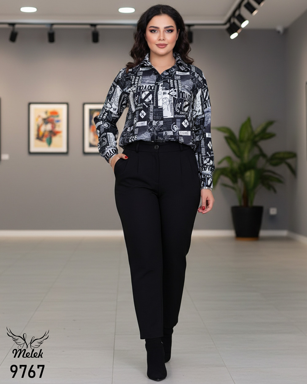 🛒 لباس زنانه سایز بزرگ شاپ ۱۰۰ 🛒